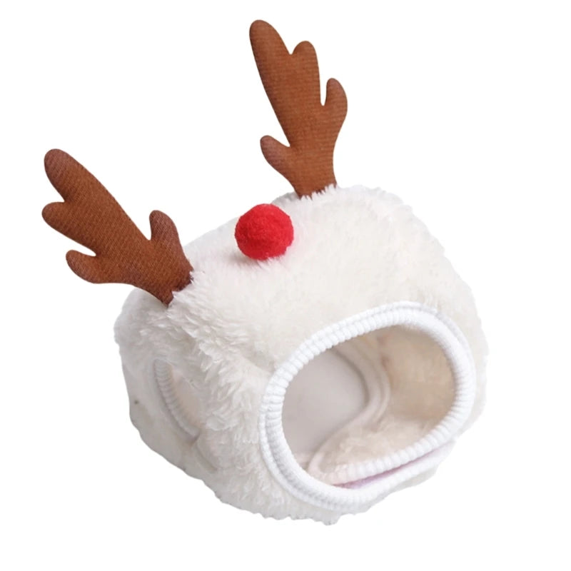 Pet Christmas Tree Hat Unique Reindeer for Small Dog Hat Christmas Reindeer Star Pet Christmas Costume