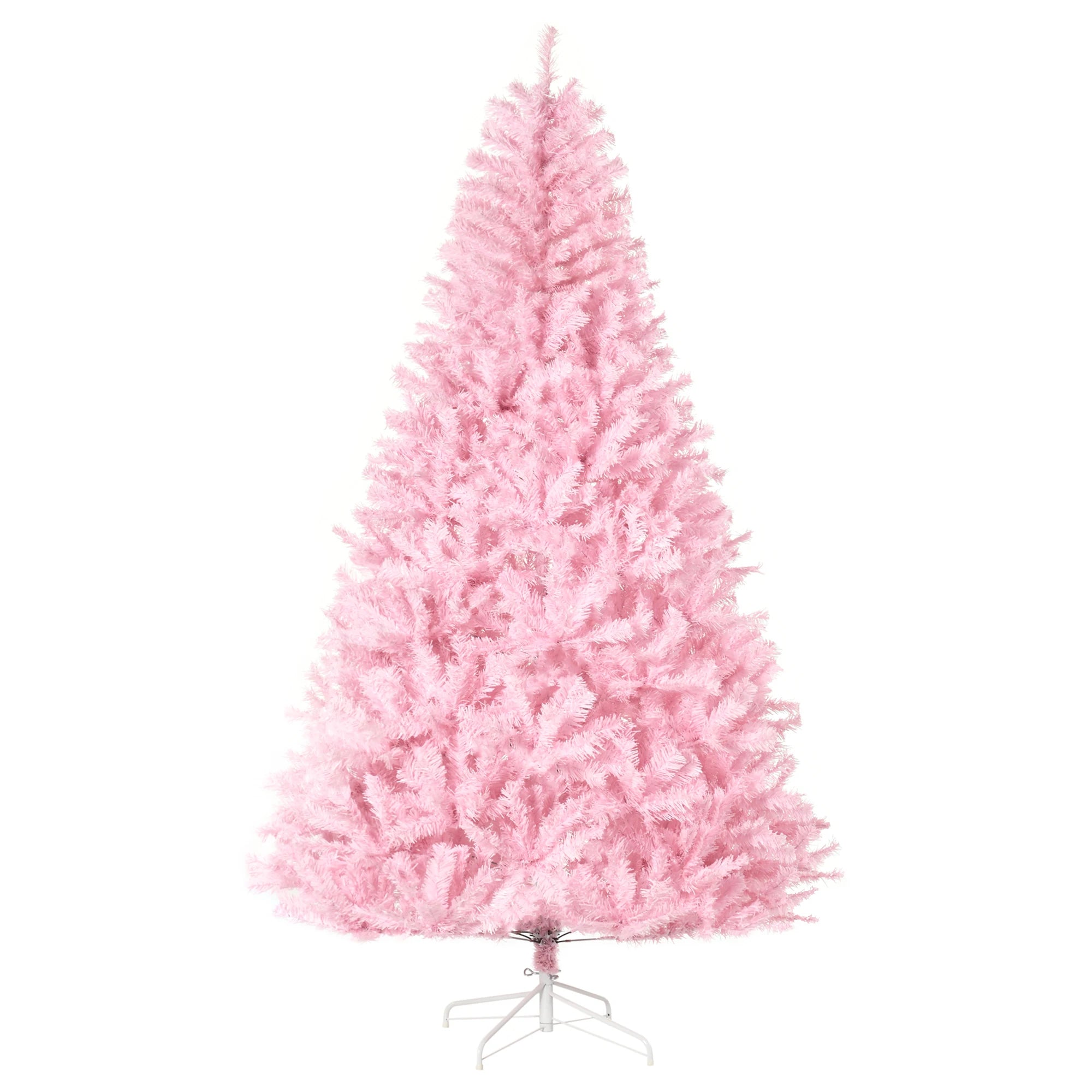 7.5ft Artificial Christmas Tree Holiday Décor with 1288 Branches, Steel Base