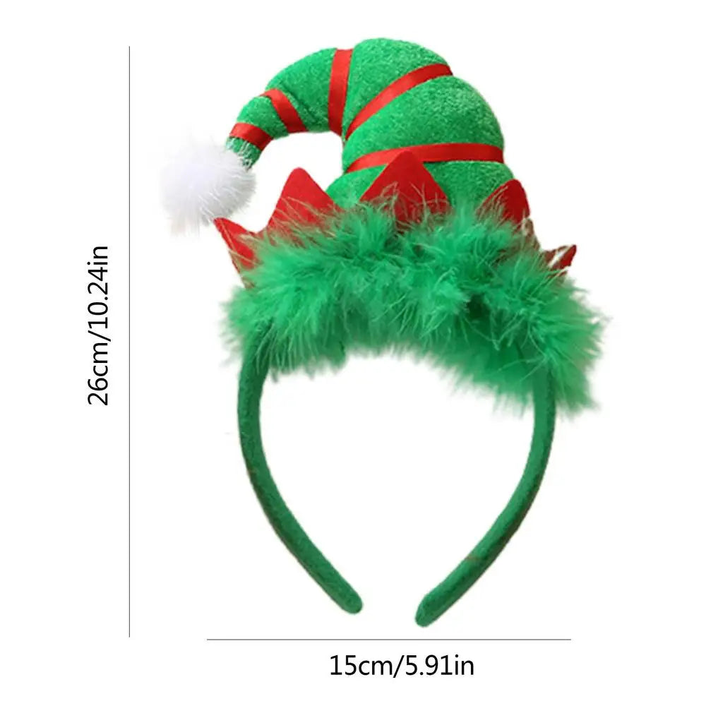 Christmas LED Headband Christmas Elf Headbands Xmas New Year Party Favors Gifts Photos Props Xmas Party Costume Headwear