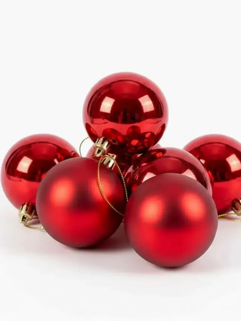 6/7FT Realistic Green Artificial Christmas Tree,Unlit,Decorated with Natural Pinecones & Holly Berries, Quick Setup,Metal Stand