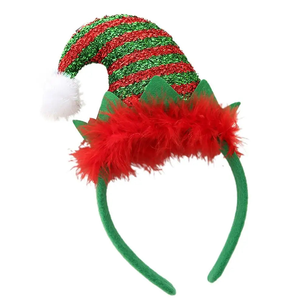 Christmas LED Headband Christmas Elf Headbands Xmas New Year Party Favors Gifts Photos Props Xmas Party Costume Headwear