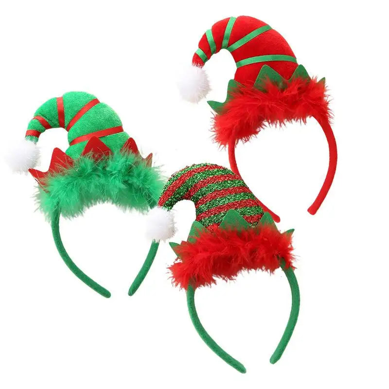 Christmas LED Headband Christmas Elf Headbands Xmas New Year Party Favors Gifts Photos Props Xmas Party Costume Headwear