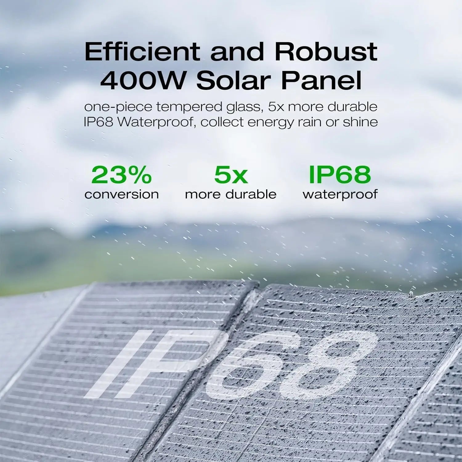 Solar Generator DELTA 2 Max 2048Wh With 400W Solar Panel, LFP Battery Portable Power Station Up To 3400W AC Output Fast,customiz